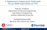 A Temperature Compensated Triple-path PLL for DUNE ...