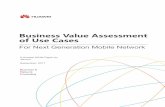 Business Value Assessment of Use Cases - huawei