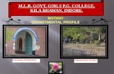 M.L.B. GOVT. GIRLS P.G. COLLEGE, KILA BHAWAN, INDORE.