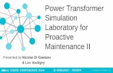 Power Transformer Simulation Laboratory for Proactive ...