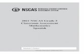 2021 NSCAS Grade 5 Classroom Assessment Mathematics Spanish
