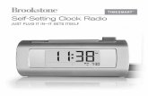 TimeSmarT Self-Setting Clock Radio