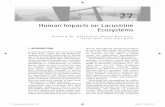 Human Impacts on Lacustrine Ecosystems