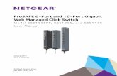 NETGEAR ProSAFE 8-Port and 16-Port Gigabit Web Managed ...