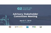 Advisory Stakeholder Committee Meeting