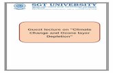 Guest lecture on “Climate - SGT University