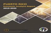 Puerto Rico Economic Analysis Report 2019 2020 PUERTO RIO