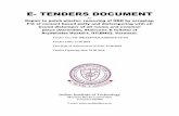 E- TENDERS DOCUMENT