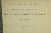 Questions on Isaac Pitman's Manual of phonography