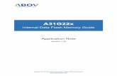 A31G22x Internal Data Flash Memory Guide