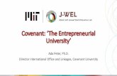 Covenant: ‘The Entrepreneurial University’