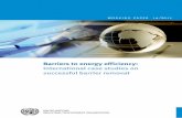 Barriers to energy efficiency: International case studies ...