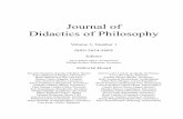 Journal of Didactics of Philosophy