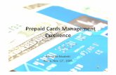 APrepaid Cards Management Excellence