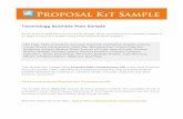 Technology Business Plan Sample - Proposal Kit