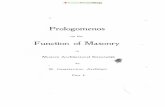 Prolegomenos on the function of masonry in modern ...