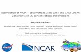 Assimilaon*of*MOPITT*observaons*using*DART*and*CAMCHEM ...