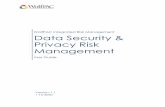 Data Security & Privacy Risk Management