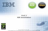 Unit 3 AIX installation - MSU