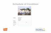 Schedule of Condition