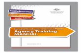 SHSC agency training manual (Dec 2012 edition) (AIHW)
