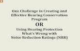 One Challenge in Creating and Effective Hearing ...
