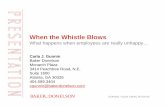 When the Whistle Blows - Baker Donelson