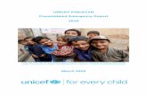 UNICEF PAKISTAN Consolidated Emergency Report 2018