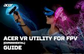Acer VR Utility for FPV ... - Acer Global Download