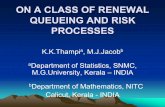 ON A CLASS OF RENEWAL QUEUEING AND RISK PROCESSES