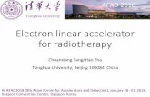 Electron linear accelerator for radiotherapy