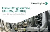 Frame 5/2E gas turbine (33.8 MW, 50/60 Hz)