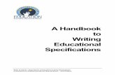 2019 A Handbook to Writing Educational Specifications