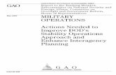 GAO-07-549 Military Operations: Actions Needed to Improve ...