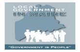 “Government is People” - Maine Municipal Association