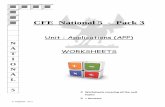 CFE National 5 - Pack 3 - Sgoil Lionacleit