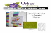 Design Board Catalog - Urban Elementz