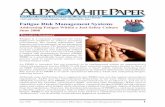 White Paper Fatigue Risk Management Systems - ALPA