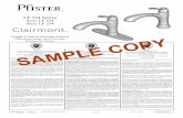 Single Control Kitchen Faucet COPY SAMPLE - pdf.lowes.com
