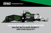 THE NEW ORKEL DENS-X COMPACTOR BALING WITH HIGH DENSITY ...