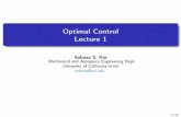Optimal Control Lecture 1 - Solmaz S. Kia