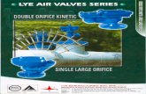 LYE AIR VALVES DOUBLE ORIFICE KINETIC SERIES NO 1205 ...