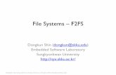File Systems F2FS - SKKU