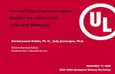 Fire and Gas Characterization Studies for Lithium-ion ...