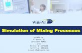 Simulation of Mixing Processes - visimix.com