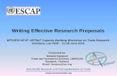 Writing Effective Research Proposals