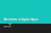 Electronic & Digital Signs