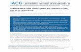 Surveillance and monitoring for antimicrobial use and ...