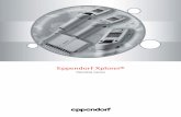 Eppendorf Xplorer® - Operating manual