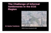 The Challenge of Informal Settlements in the ECE Region